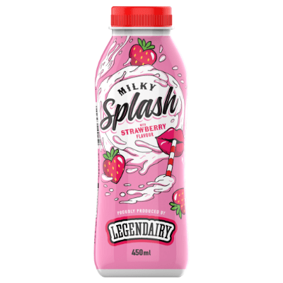 legendairy milky splash milk straberry flavour drink picture