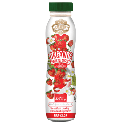 legendairy organic yogurt with wild wild strawberries picture