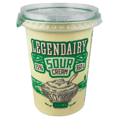 Legendairy product sour cream 360 grams
