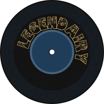 black vinyl disc with 'Legendairy' written on it