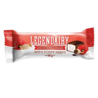 Picture of 'Legendairy' dessert bar with poppy seeds