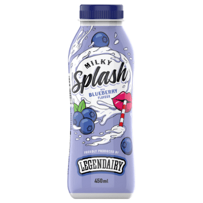 legendairy milky splash milk blueberry flavour drink picture