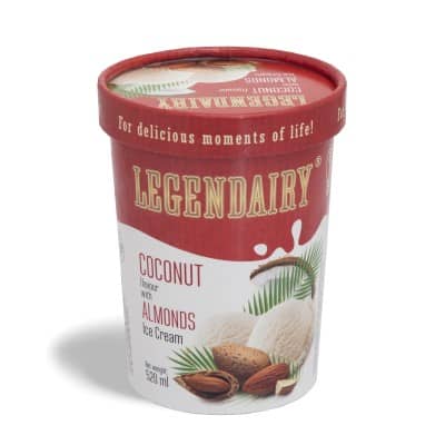 legendairy ice cream tub coconut