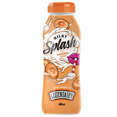 legendairy milky splash drink caramel flavour
