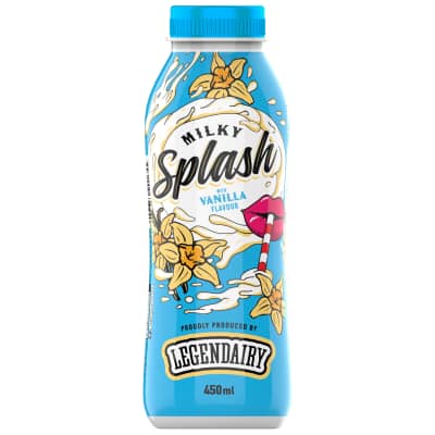 legendairy milky splash drink vanilla flavour